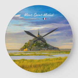 Relógio Grande Mont-Saint-Michel, França - Abadia Medieval