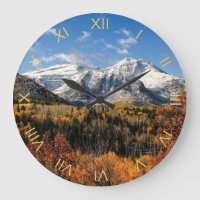 Montagem Timpanogos em montanhas de Utá do outono