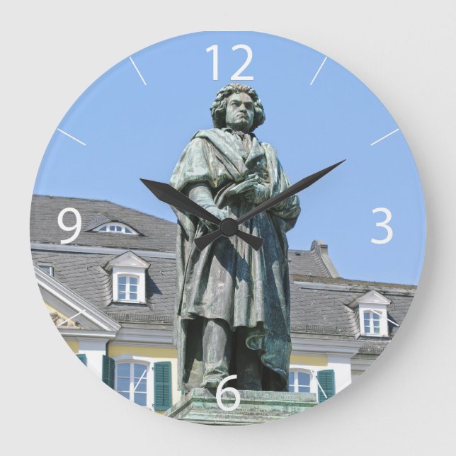 Relógio Grande Monumento a Ludwig van Beethoven em Bonn (Frente)