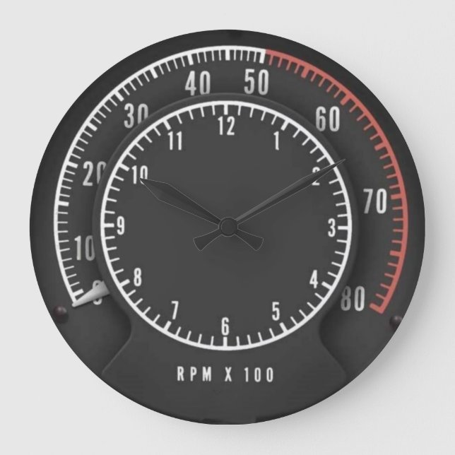 Relógio Grande Mopar Tic-Toc-Tach Clock (Frente)