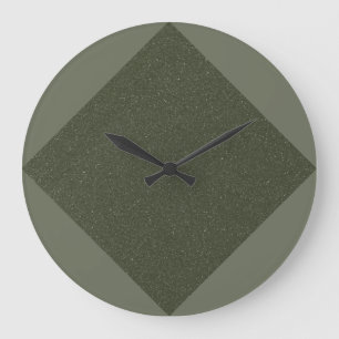 Relógio Grande Moss Green Diamond Wall Clock