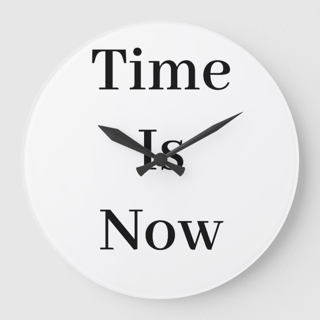 Relógio Grande Motivational Wall Clock (Frente)