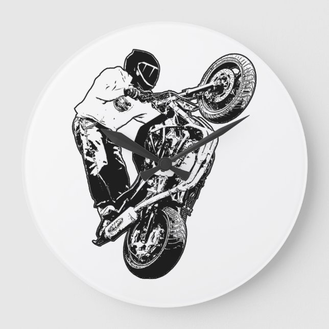 Relógio Grande Motocicleta (Frente)