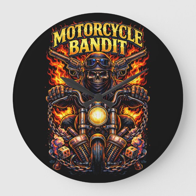 Relógio Grande Motorcycle Bandit (Frente)