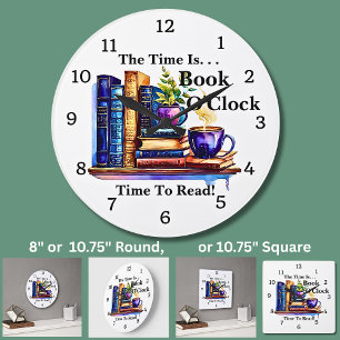 Relógio Grande Mudar Texto - A Hora É Livro O'clock