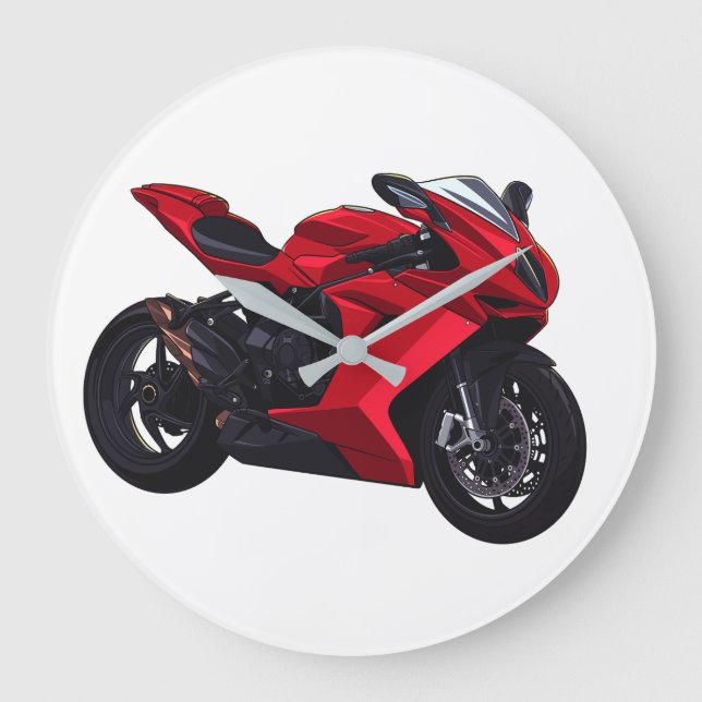 Relógio Grande MV Agusta F3 realistic style (Frente)