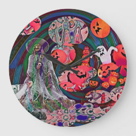 Relógio Grande My Super Halloween V3