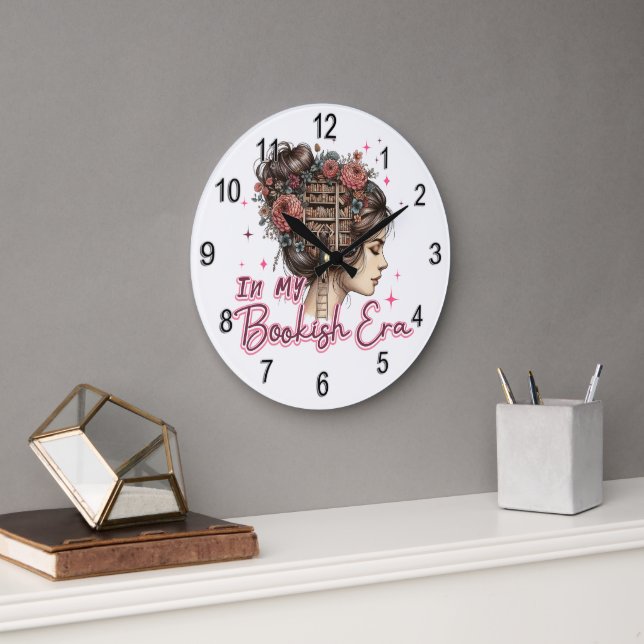 Relógio Grande Na minha era de livros (Escritório)