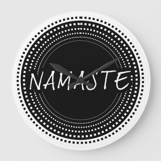 Relógio Grande Namaste (Frente)