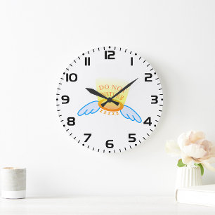 Relógio Grande Não perturbe o modo de latência voando halo e asas