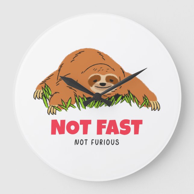 Relógio Grande Não Rápido Não Furioso   (Frente)