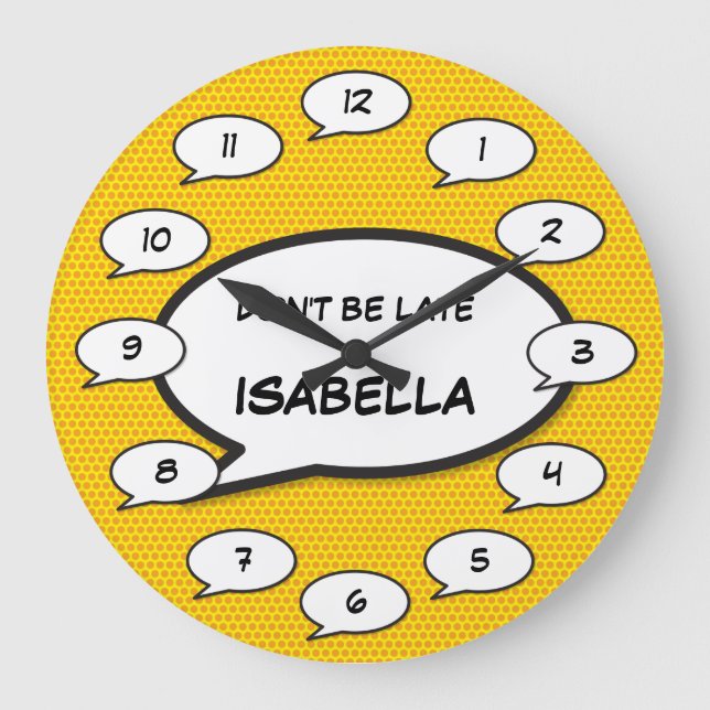 Relógio Grande NÃO SE ATRASEM DE Pop (Frente)