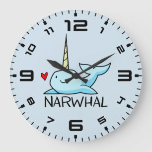 Relógio Grande Narwhal