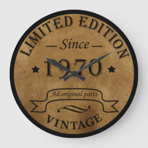 Relógio Grande Nascer de aniversário de 1970