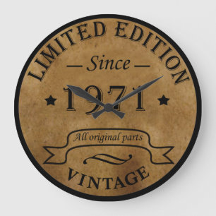 Relógio Grande Nascer de aniversário de 1971