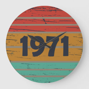 Relógio Grande Nascer de aniversário de 1971