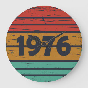 Relógio Grande Nascer de aniversário de 1976