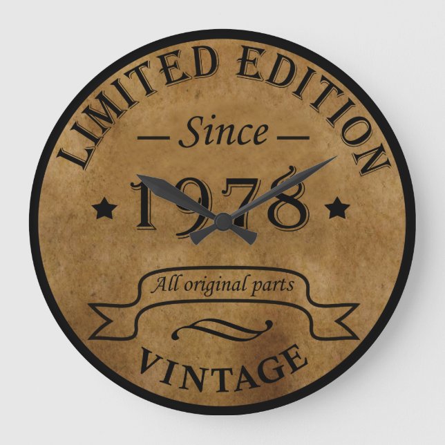 Relógio Grande Nascer de aniversário de 1978 (Frente)