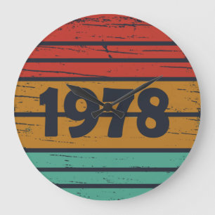 Relógio Grande Nascer de aniversário de 1978