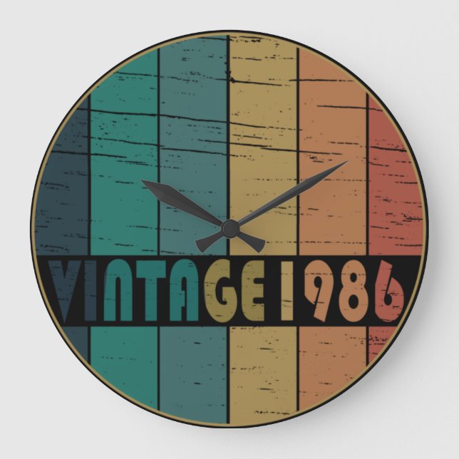 Relógio Grande nascer de aniversário de 1986 (Frente)