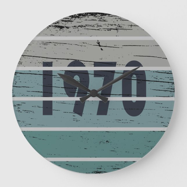 Relógio Grande Nascer em presente de aniversário de 1970 (Frente)