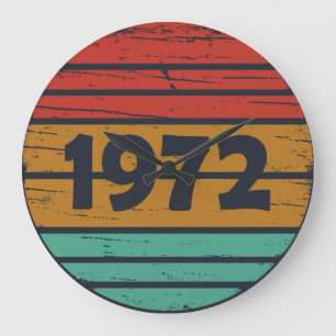 Relógio Grande Nascer em presente de aniversário de 1972