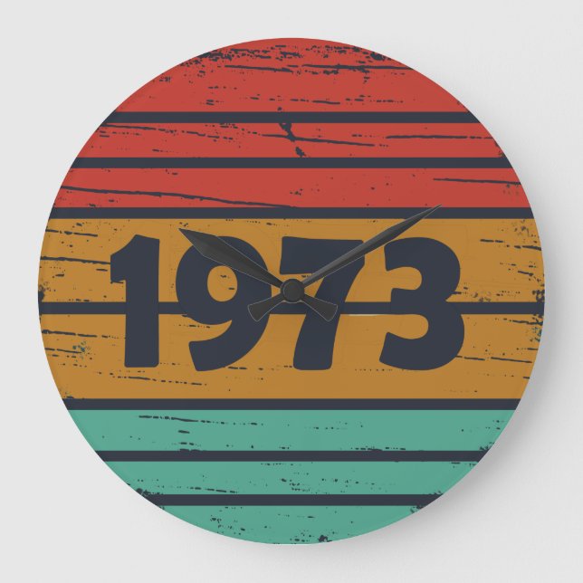 Relógio Grande Nascer em presente de aniversário de 1973 (Frente)