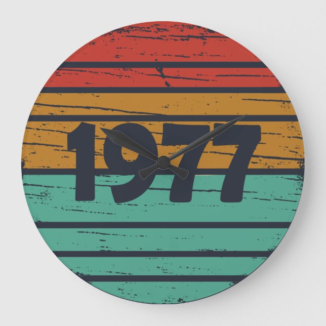 Relógio Grande Nascer em presente de aniversário de 1977 (Frente)