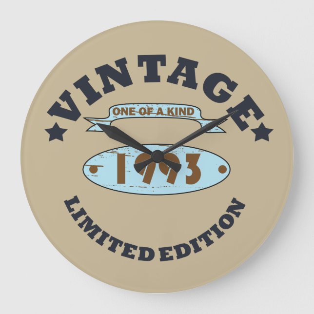 Relógio Grande nascer em presente de aniversário de 1993 (Frente)