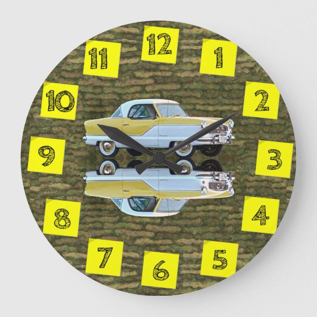Relógio Grande Nash Metropolitan Wall Clock (Frente)