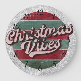 Relógio Grande Natal Vibes Feriado