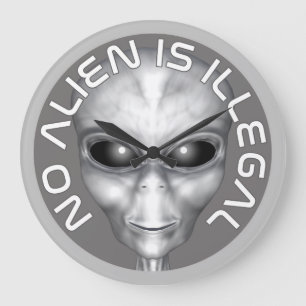Relógio Grande Nenhuma alienígena é ilegal