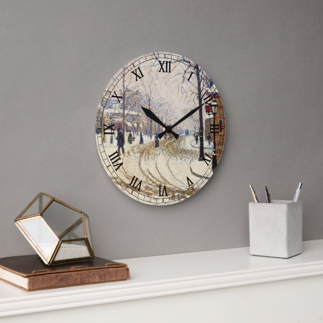 Relógio Grande Neve, Boulevard de Clichy, Paris por Paul Signac (Escritório)