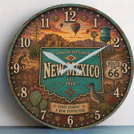 Relógio Grande New Mexico State Land of Enchantment Southwest Des