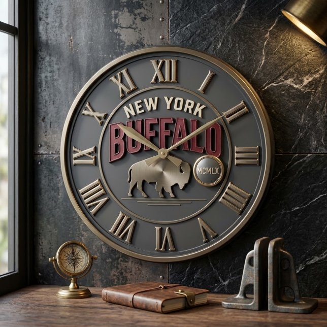 Relógio Grande New York Buffalo  (Criador carregado)