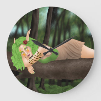 Relógio Grande Nightelf child in the woods