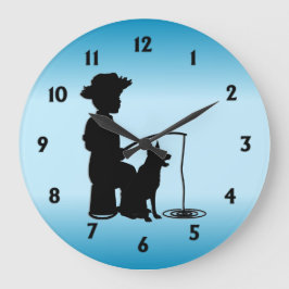 Relógio Grande No Buraco de Pesca