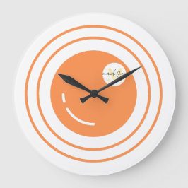 Relógio Grande Nome da lente da câmera personalizada moderna Cor