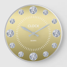 Nome Personalizado de Discagem Diamond Dourado