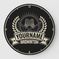 Nome Personalizado do Jogador de Badminton Racquet