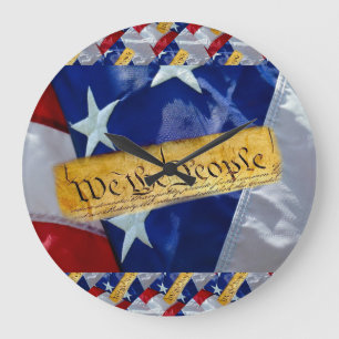 Relógio Grande Nós, A Bandeira Americana Da Pessoas