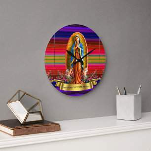 Relógio Grande Nossa Senhora de Guadalupe Clock