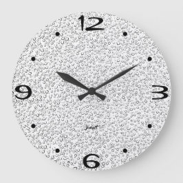 Relógio Grande Nova casa - Parede perfeita do Banheiro Timepece B