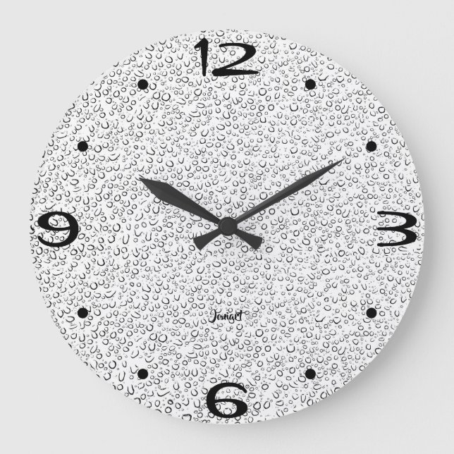 Relógio Grande Nova casa - Parede perfeita do Banheiro Timepece B (Frente)