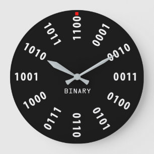 Relógio Grande Numerais Binários/Relógio Base 2