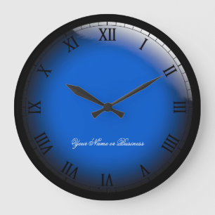 Relógio Grande Numerais romanos clássicos da assinatura 3D-Style