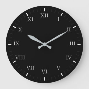 Relógio Grande Numeral Romano Clássico Mínimo Simp