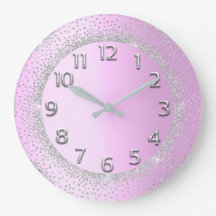 Números de Cinzas Cor-de-rosa com quadro brilhante