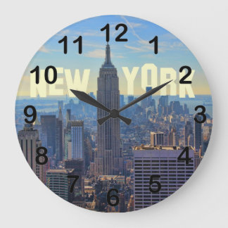 Relógio Grande NYC Skyline Empire State Building, World Trade 2C