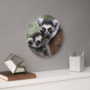 Relógio Grande **"O amor de uma mãe: mamã e lêmure-lêmpera"